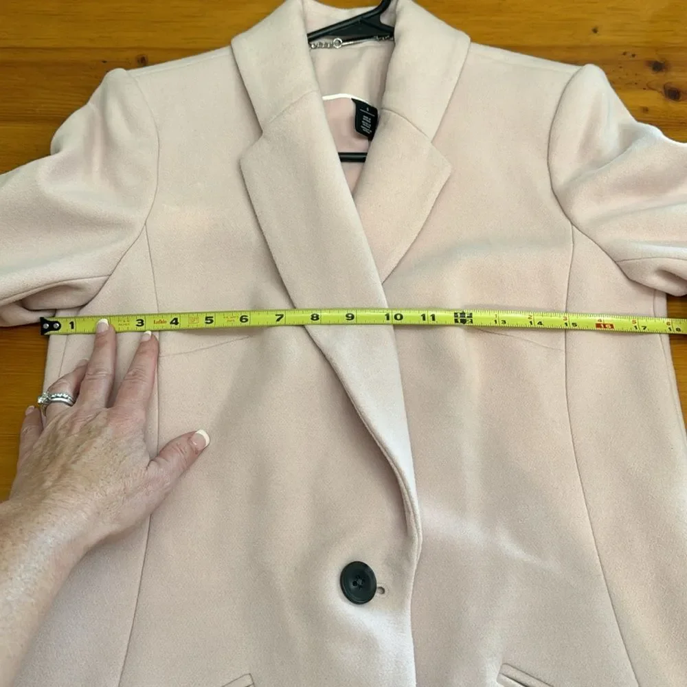 White House Black Market Pink Coat and NWT Matching Skirt SET